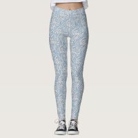 Blue Animal Print Tiger Streifen