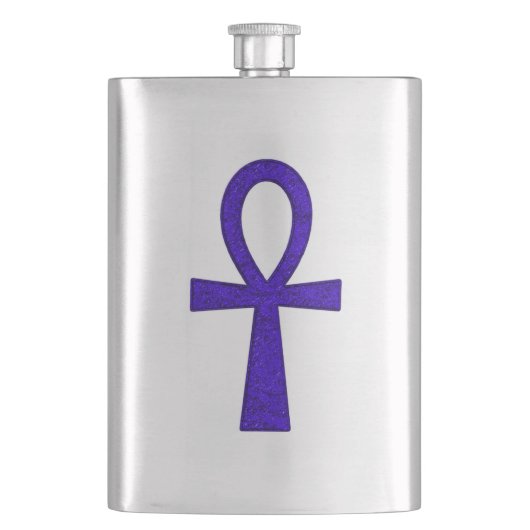 Blue Ankh Classic Flask Flachmann (Vorderseite)