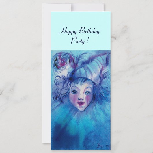 BLUE ANKÜNDIGUNG (Rückseite)