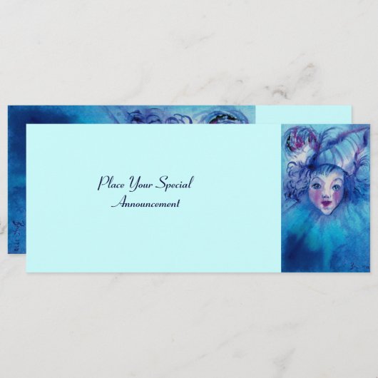 BLUE ANKÜNDIGUNG (Vorne/Hinten)