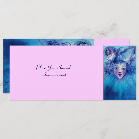 BLUE ANKÜNDIGUNG (Vorne/Hinten)