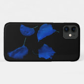 Blue Apricot Tree Blätter iPhone 11 Fall Case-Mate iPhone Hülle (Rückseite (Horizontal))