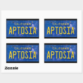 Blue Aptosia Sticker (Blatt)