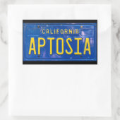 Blue Aptosia Sticker (Tasche)
