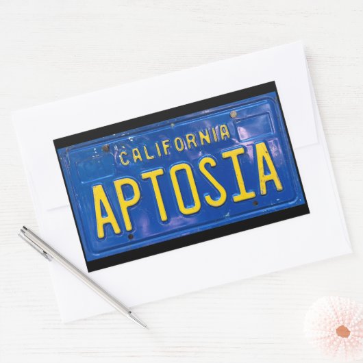 Blue Aptosia Sticker (Umschlag)