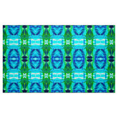 Blue Aqua-Blätter Stoff (Fat Quarter (45,7 x 55,9 cm))