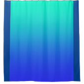 Blue Aqua Duschvorhang (Vorderseite)