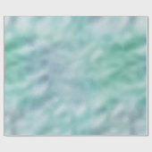 Blue Aqua Mint Ombre Geschenkpapier (Flach)
