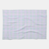  Blue Aqua Praire Plaid Geschirrtuch (Horizontal)