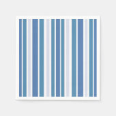 Blue Aqua Striping Serviette (Vorderseite)