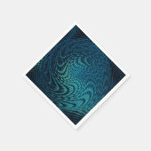 Blue Aquamarin Decorative Napkins Serviette (Ecke)
