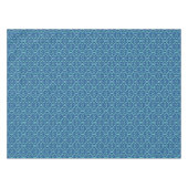 Blue Aquamarin Openwork Lace Pattern Tischdecke (Vorderseite (Horizontal))