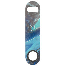 Blue Aquamarin White Stainless Steel Flaschenöffne Speed Flaschenöffner