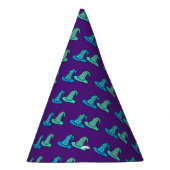 Blue + Aquamarin Wizard Hats Partyhütchen (Rechts)