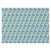 Blue + Aquamarin Wizard Hats Tischdecke (Vorderseite (Horizontal))
