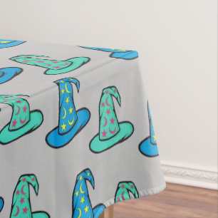 Blue + Aquamarin Wizard Hats Tischdecke