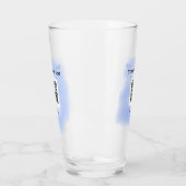 Blue Aquarell QR Scan Code hinzufügen benutzerdefi Glas (Links)