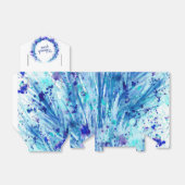 Blue Aquarellkunst danke Geschenkboxen Geschenkschachtel (Ungefaltet)