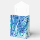 Blue Aquarellkunst danke Geschenkboxen Geschenkschachtel (Geöffnet)