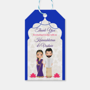 Blue Arabian Arche Grenze Tamil Telugu Hochzeit Geschenkanhänger