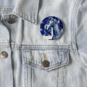 Blue Arabian Digital Art Button (Beispiel)