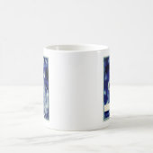 Blue Arabian Digital Art Kaffeetasse (Mittel)