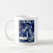 Blue Arabian Digital Art Kaffeetasse (Links)
