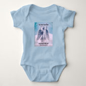 Blue Archangel Michael Baby Bodysuit Baby Strampler (Vorderseite)