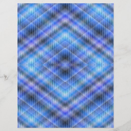 Blue Argyle Bulk Scrapbook Paper Pages Flyer (Vorne)