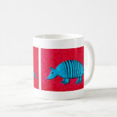 Blue Armadillo Kaffeetasse (VorderseiteRechts)