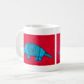 Blue Armadillo Kaffeetasse (Vorderseite Links)