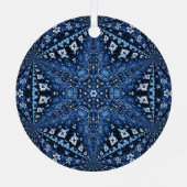 Blue Armenian Star Ornament (Rückseite)