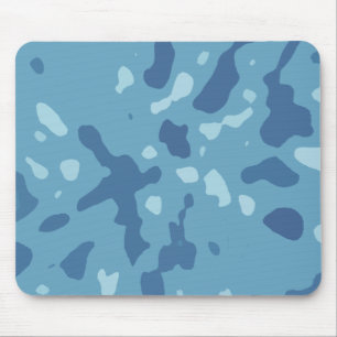 Blue Army Camouflage Pattern Mousepad
