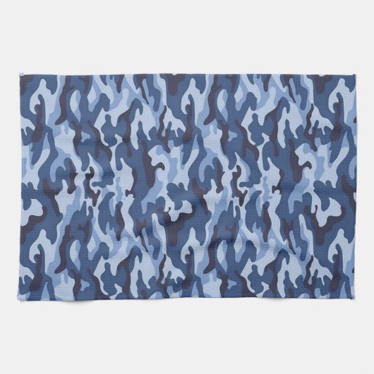 Blue Army Kitchen Handtuch (Horizontal)