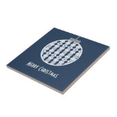 Blue Art Deco Fliese (Seite)