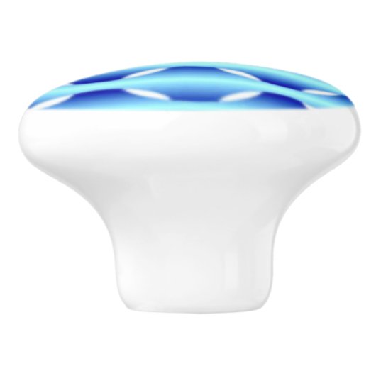 Blue Art Keramik Pull Keramikknauf (Seitenansicht)