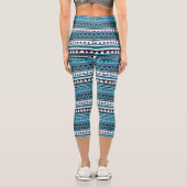 Blue Art Leggings (Rückseite)