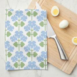 Blue Arts and Crafts Primroses Kitchtuch Geschirrtuch