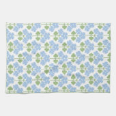 Blue Arts and Crafts Primroses Kitchtuch Geschirrtuch (Horizontal)