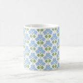 Blue Arts & Crafts Primroses Kaffee Tasse (Mittel)