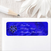 Blue As Sea Address Labels (Insitu)