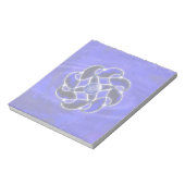 Blue As Sea Notepad Notizblock (Rotiert)