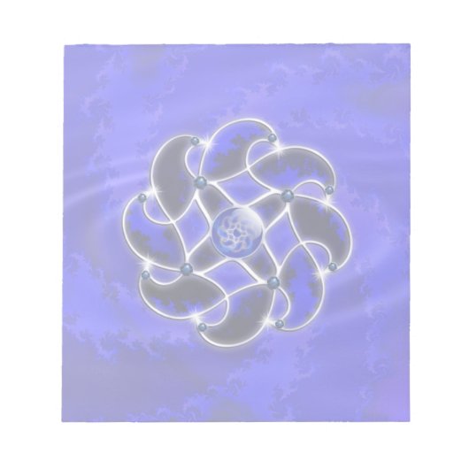 Blue As Sea Notepad Notizblock (Vorderseite)