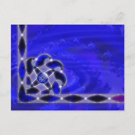 Blue As Sea Postcard Postkarte (Vorderseite)