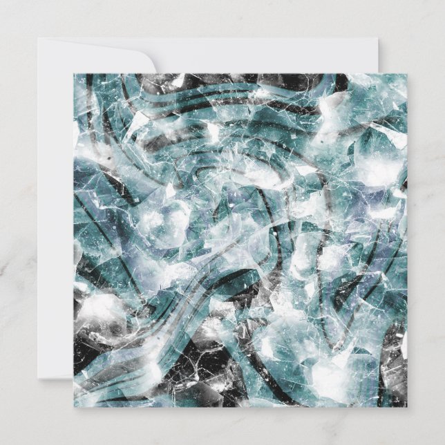 Blue asbtract glass texture (Vorderseite)