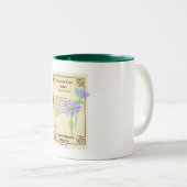 Blue Aster Seed Packet Zweifarbige Tasse (VorderseiteRechts)