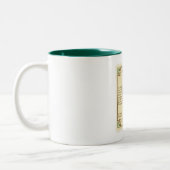 Blue Aster Seed Packet Zweifarbige Tasse (Links)