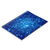 Blue Astral Glitzer Notizblock (Linke Seite)