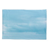 Blue Atlantic Sky White Cap Waves Kissenbezug (Rückseite-Links)