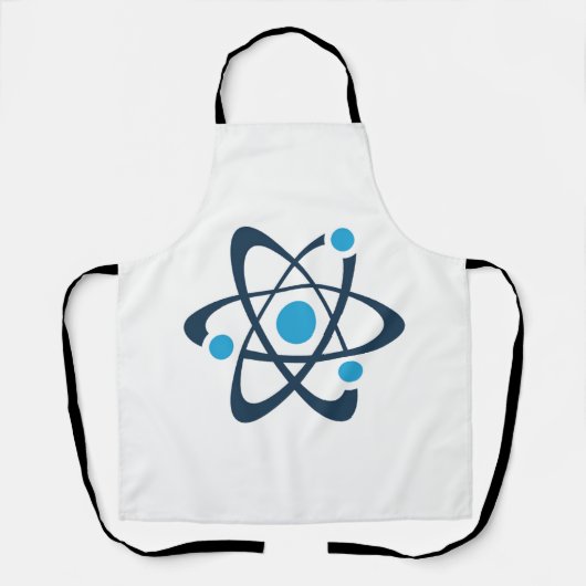 Blue Atom Science Design  Schürze (Vorderseite)
